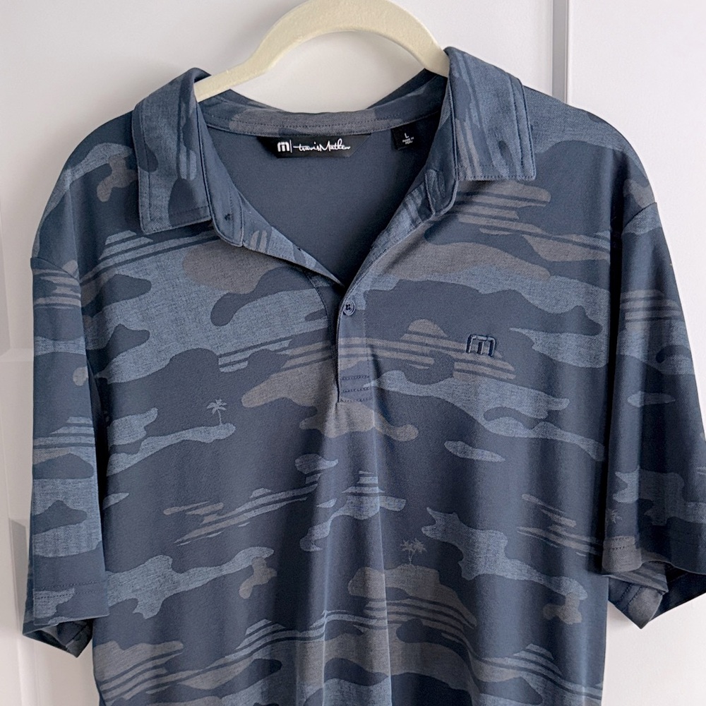 Travis Mathew Beachside Stealth Camo Polo